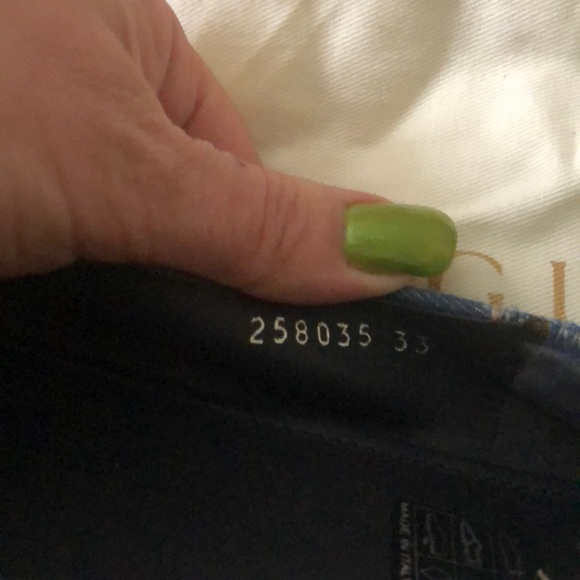 Authentic Gucci Gomma blue jean shoes sz 33 - Picture 3 of 5